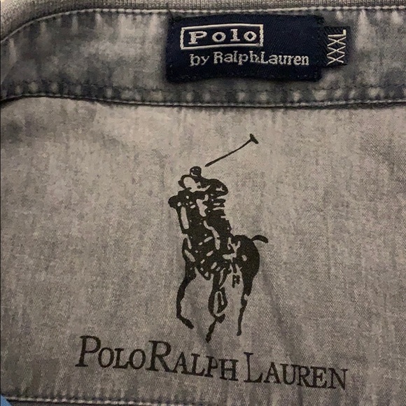 Ralph Lauren polo shirt stripes barely used - Picture 3 of 3